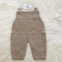 Jardineira Infantil Bebê Linha Tricot Lorenzo