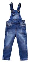 Jardineira Infantil Masculina Jeans Dmenor
