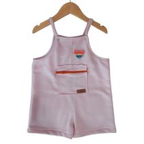 Jardineira infantil - moletinho 100% algodão - Primavera Verão 2022/2023