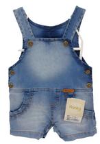 Jardineira Jeans Luxo Infantil Menino Katita Kids Ref 2259