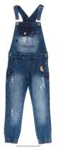 Jardineira Jeans Masculina Infantil Pullga Jardineira Jeans Masculina Infantil Pullga