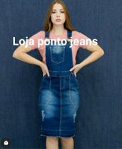 Jardineira jeans