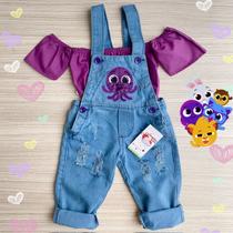 Jardineira Macacão Jeans Bolofofos Jardineira Macacão Jeans Bolofofos