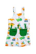 Jardineira Masculina Infantil Dino Baby