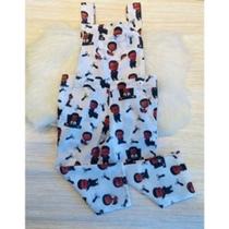 Jardineira Menino Infantil Calça Temático Poderoso Chefinho RF02