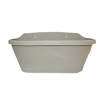 Jardineira Okla Gruda Cinza Taupe para Jardim