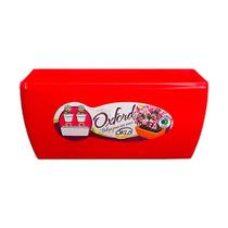 Jardineira Okla Oxford Vermelha para Jardim