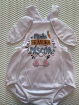 Jardineira orelhinha personalizada Páscoa