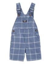Jardineira oshkosh - xadrez azul - menino - 100% algodão - importada Jardineira oshkosh - xadrez azul - menino - 100% algodão - importada