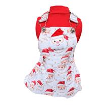 Jardineira Papai Noel Vermelha Masc para cachorro e gato Tamanho:G Jardineira Papai Noel Vermelha Masc para cachorro e gato Tamanho:G