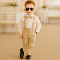 Jardineira Romper Saia Bebe Menina Temático Mesversario Blogueirinha Com Faixa RN a 4 Meses