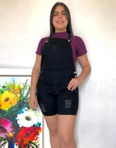Jardineira Short com lycra Jardineira Short com lycra