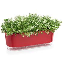 Jardineira Vaso Raiz Auto Irrigável 40Cm Vermelho Plantar