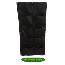 Jardineira Vertical 10 bolsos 1x0,50M