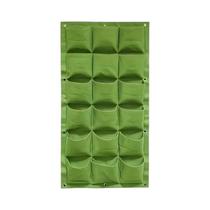 Jardineira Vertical De 18 Bolsos Montada Na Parede Para Varanda, Pátio, Ambientes Internos E Jardineira Vertical De 18 Bolsos Montada Na Parede Para Varanda, Pátio, Ambientes Internos E