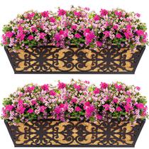 Jardineiras para Janela Karlliu 61 cm com Forros de Coco 2 Unidades Jardineiras para Janela Karlliu 61 cm com Forros de Coco 2 Unidades