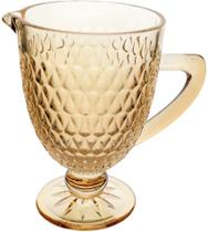 Jarra 1 Litro Amelie Com Base Ambar Luster Jarra 1 Litro Amelie Com Base Ambar Luster