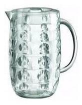 Jarra Acrílica Redonda 2 Litros Ref. Mb17pt Bono/milk