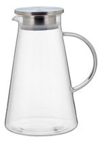 JARRA ÁGUA SUCO 23x18x18cm 1,8L BOROSILICATO TRANSPARENTE TAMPA INOX JARRA ÁGUA SUCO 23x18x18cm 1,8L BOROSILICATO TRANSPARENTE TAMPA INOX