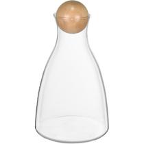 Jarra Água Suco Home&co Tampa Bambu Vidro 1,8l 22x7x7cm Transparente