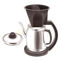 Jarra Aluminio Polido + Suporte De Coador De Café