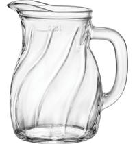 Jarra Bistrot Bormioli Rocco 12x8cm Vidro Transparente 250ml Bebidas Água Suco e Coquetel na Mesa Jarra Bistrot Bormioli Rocco 12x8cm Vidro Transparente 250ml Bebidas Água Suco e Coquetel na Mesa