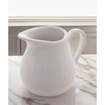 Jarra Branca Leiteira de Porcelana Milão 180ml Lyor Elegante