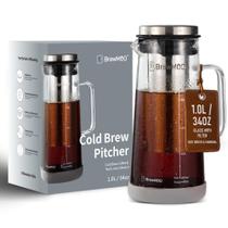 Jarra BrewMOO para Cold Brew de Vidro Borossilicato 1L