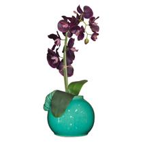 Jarra Cerâmica Verde Jade com Bico Inclinado e Alça Texturizada