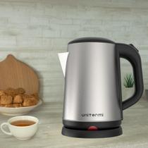 Jarra Chaleira Bule Elétrica Saara Aço Inox Garrafa de Cafè 1,8 Litros 127V E 220V