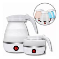 Jarra Chaleira Elétrica De Silicone Dobrável 600Ml - 110V