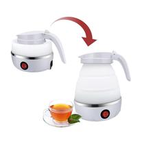 Jarra Chaleira Elétrica De Silicone Dobrável Portatil 600Ml - 110V