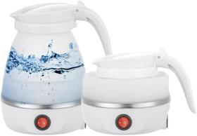 Jarra Chaleira Elétrica Viagem 110v Mini De Silicone Dobrável Portátil 600ml