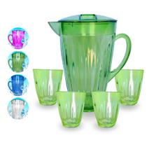Jarra Chique 2l Elegance Para Suco Agua ROSA/ AZUL/VERDE/CRISTAL - Micromax Jarra Chique 2l Elegance Para Suco Agua ROSA/ AZUL/VERDE/CRISTAL - Micromax