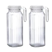 Jarra Clássica De Vidro Para Suco Água 1 Litro Resistente