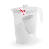 Jarra Com 4 Copos Para Servir 1,8 Litros Jarra Com 4 Copos Para Servir 1,8 Litros