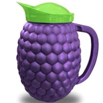 Jarra com Alça Para Suco Água 1,5L Modelo Uva Roxa e Verde Jarra com Alça Para Suco Água 1,5L Modelo Uva Roxa e Verde