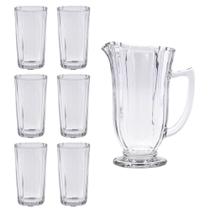 Jarra com copos em louca