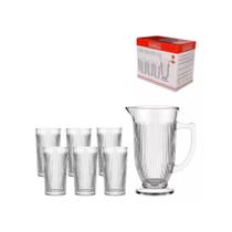 Jarra Com Copos Lira 7 Pçs 1 Litro