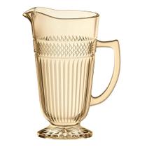 Jarra Com Pé Em Vidro Palace Âmbar 1,2L L'Hermitage