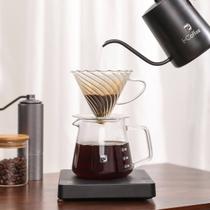 Jarra Com Suporte Coador Filtro De Vidro Borossilicato Para Café 500ml Kit de Preparo de Café V60