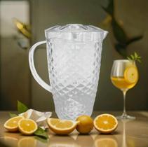 Jarra Com Tampa Cristal Abacaxi 2,6l