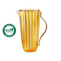 Jarra com Tampa em Bio Plástico não fóssil, 1,7 Lt 19,5 x 13 x h 27 cm - DolceVita - Amber - Guzzini