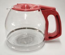 Jarra Compatível para Cafeteira Oster Serve nos Modelos 3302 / 3303 / 4401 / 4401RD / BVSTDCDW12R Vermelha Jarra Compatível para Cafeteira Oster Serve nos Modelos 3302 / 3303 / 4401 / 4401RD / BVSTDCDW12R Vermelha
