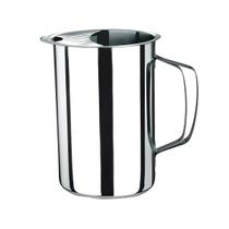 Jarra Cozinha Meia Tampa Inox C/ Aparador De Gelo 1,8 Litros