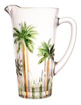 Jarra Cristal de Chumbo Palm Tree Handpaint 1,2 Litros Wolff