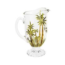 Jarra Cristal De Chumbo Palm Tree Handpaint Wolff 1,5L