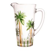 Jarra Cristal De Palm Tree Handpaint 1,2l Wolff