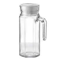 Jarra De 1 Litro Vidro Grosso Para Suco Água Com Tampa E Alça Transparente Multiuso Jarra De 1 Litro Vidro Grosso Para Suco Água Com Tampa E Alça Transparente Multiuso