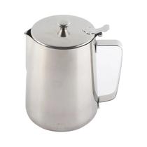 Jarra De Aço Inoxidável Para Espumar Leite Com Tampa Para Arte Em Café Latte Caneca De Café Jarra De Jarra De Aço Inoxidável Para Espumar Leite Com Tampa Para Arte Em Café Latte Caneca De Café Jarra De